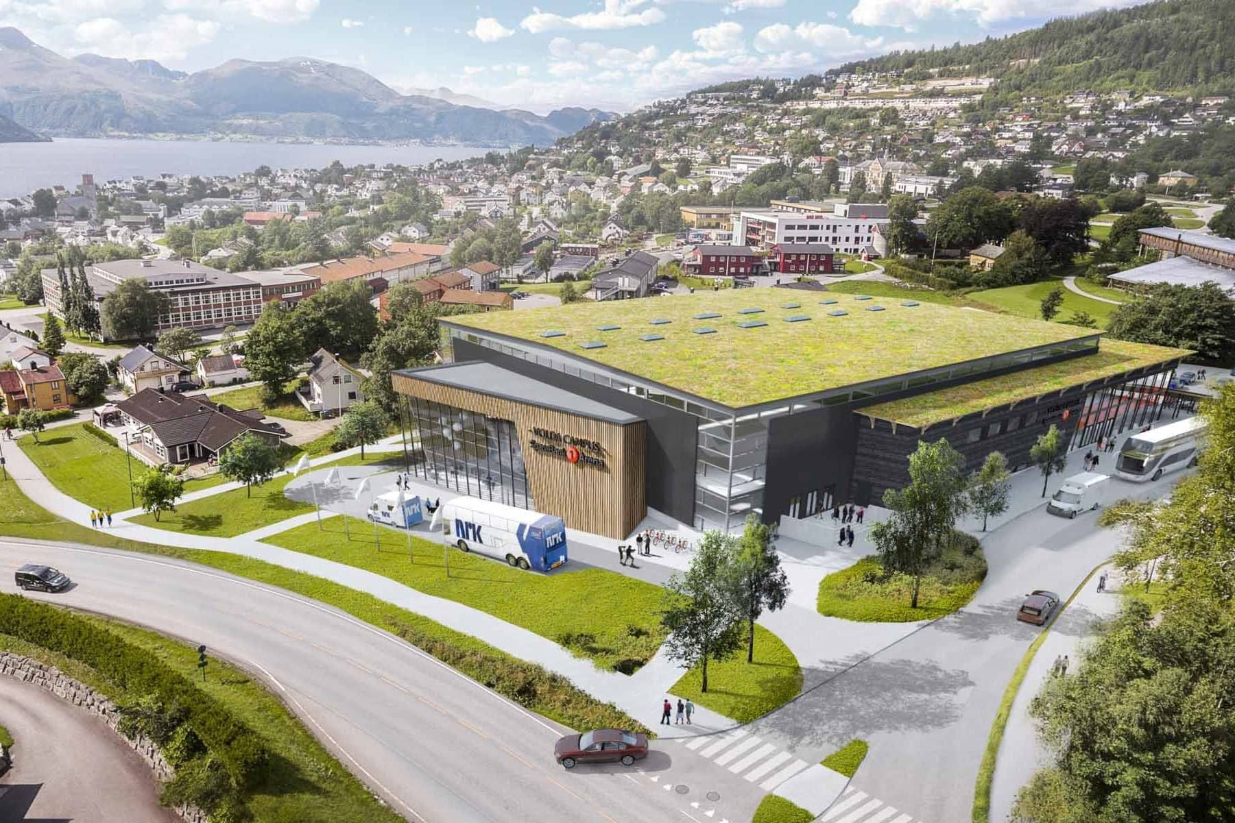 Nye LED-skjermer til Volda Campus SpareBank 1 Arena