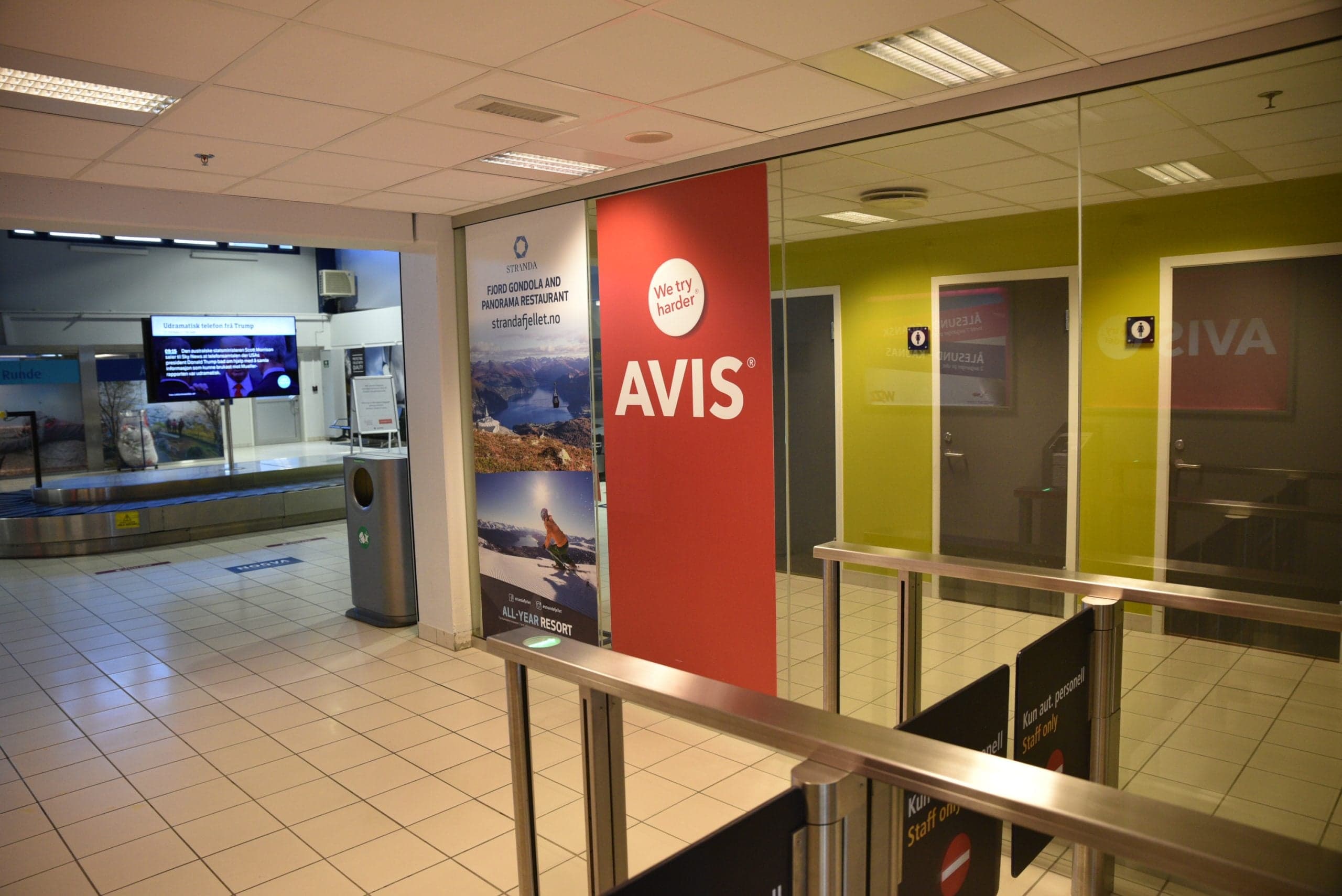 Øvrig — Ankomst innland, sør (landside)